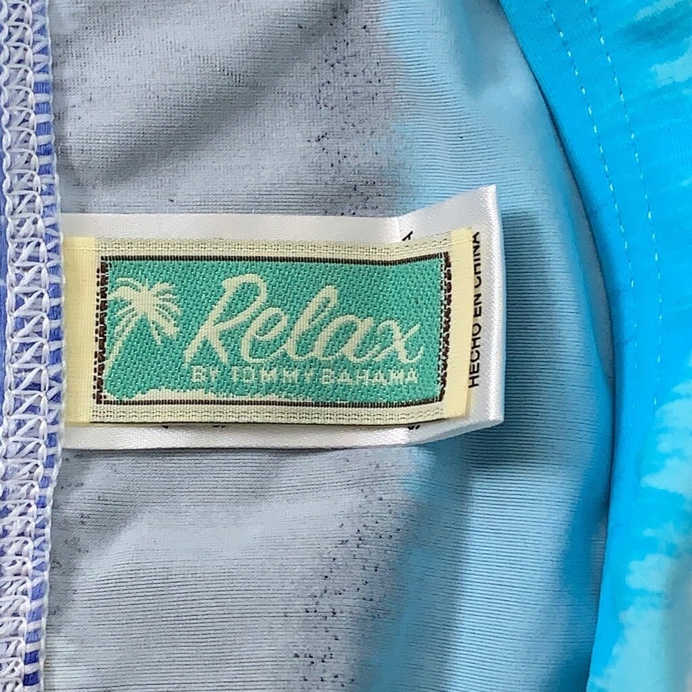 Relax By Tommy Bahama Womens Bikini Swim Bottom Blue Black Ombre Stretch XS New - Picture 6 of 6